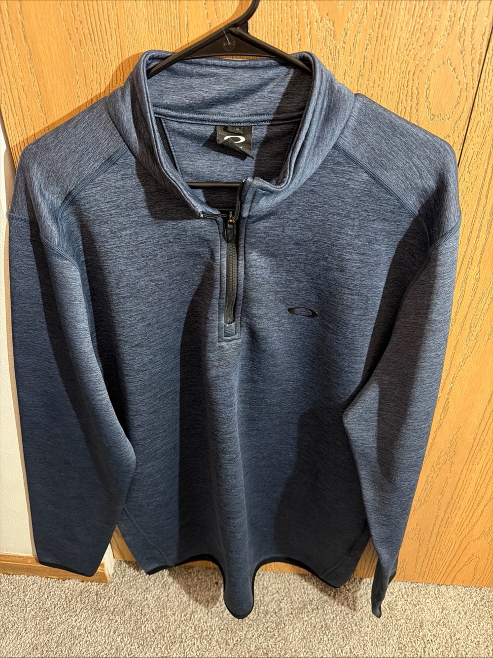 Oakley Men's Heather Navy Quarter-Zip Pullover